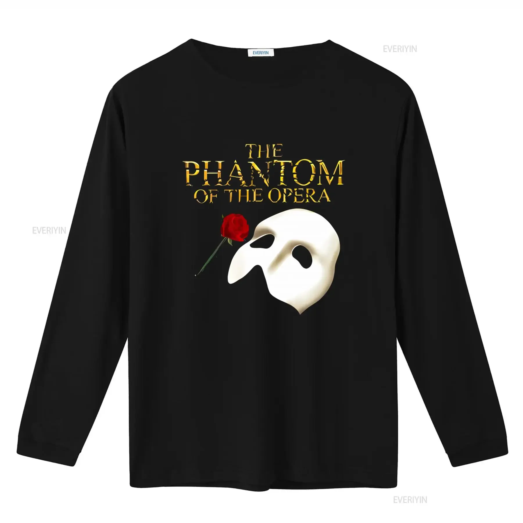 Phantom of The Opera Musical Logo Men's White T Shirt Size S 3XL Stylish Comfortable Unique Design vintage Washed Casual