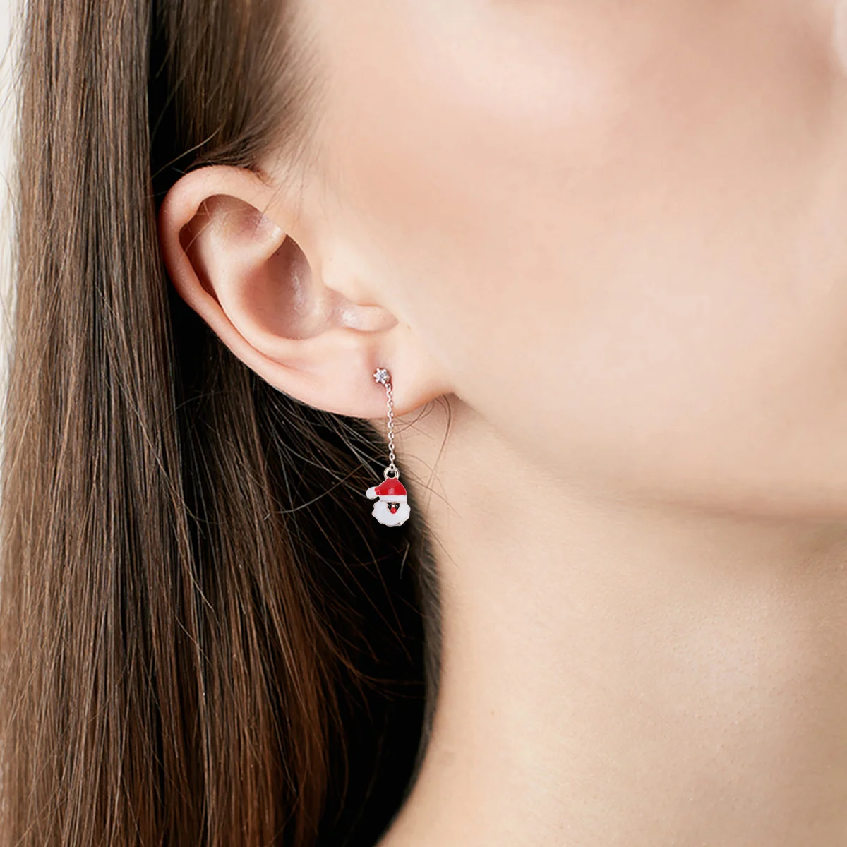 

10Pcs Xmas Enamel Charm Pendants Christmas DIY Earrings Jewelry Accessories Santa Claus Hat Necklace Bracelet Jewelry Making