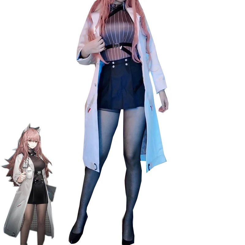 Game Girls Frontline Project Neural Cloud Persicaria Cosplay Costume Doctor Dress Fancy Party Suit Halloween Uniform Custom Made