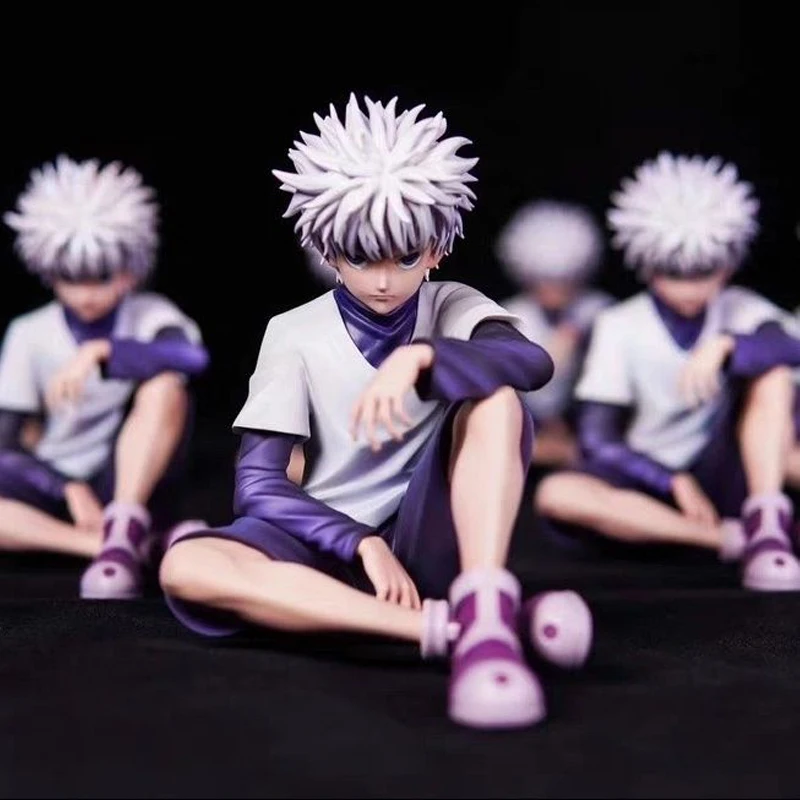 Hunter x Hunter Anime Figure Killua Zoldyck Figure GON FREECSS Figurine Pvc GK Statue Model Doll Collection Decoration Toys Gift