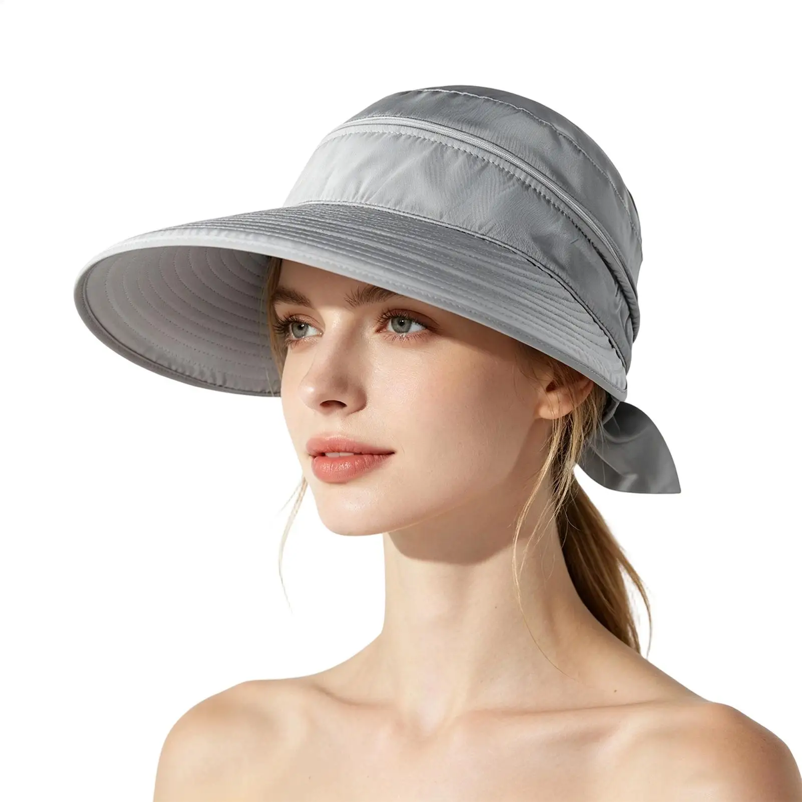 

Sun Hat For Women Lightweight Breathable Wide Brim Outdoor Sun Protection Hat For Beach Outdoor Pool Sports Walking Travel Swim