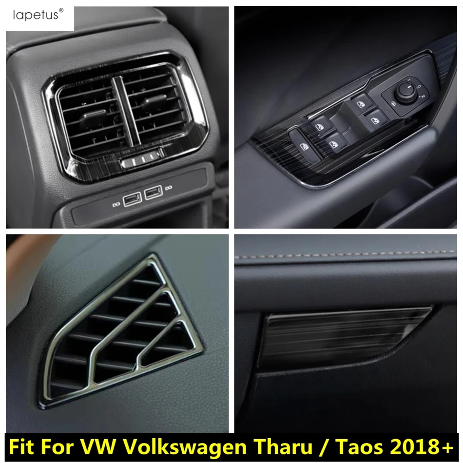 

Dashboard Air Vent / Window Lift / Rear Armrest Box AC Outlet Cover Trim Accessories For VW Volkswagen Tharu / Taos 2018 - 2023