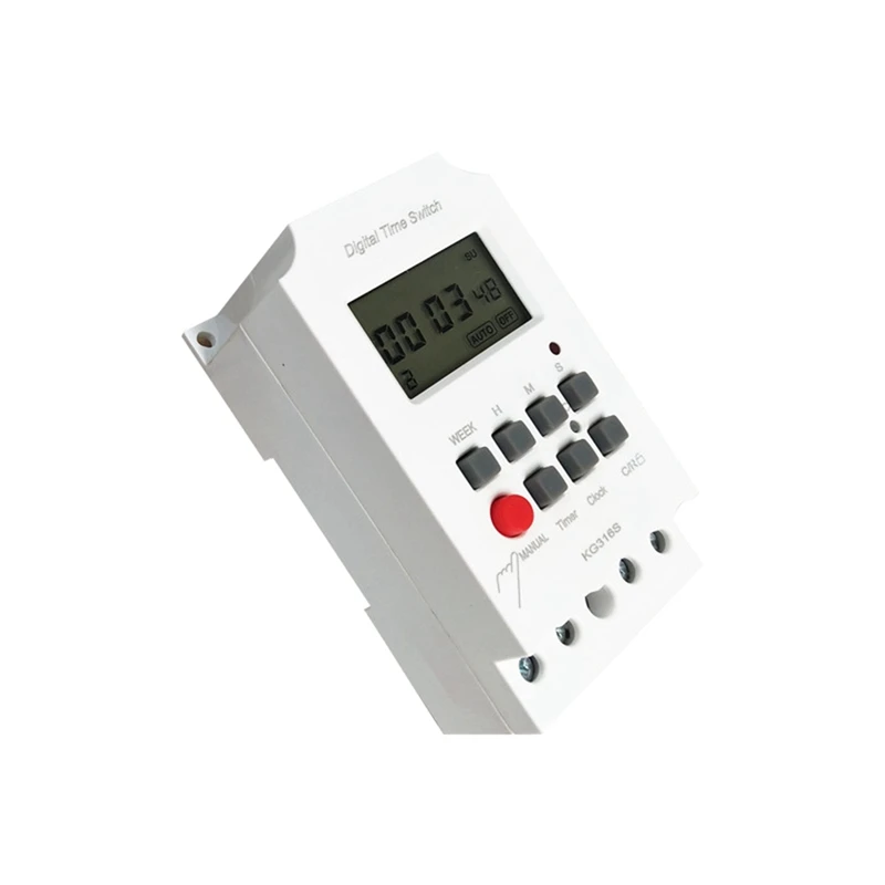 220VAC 25A KG316S Control To Seconds Timer Automatic Electronic Programmable Power Timer Switch