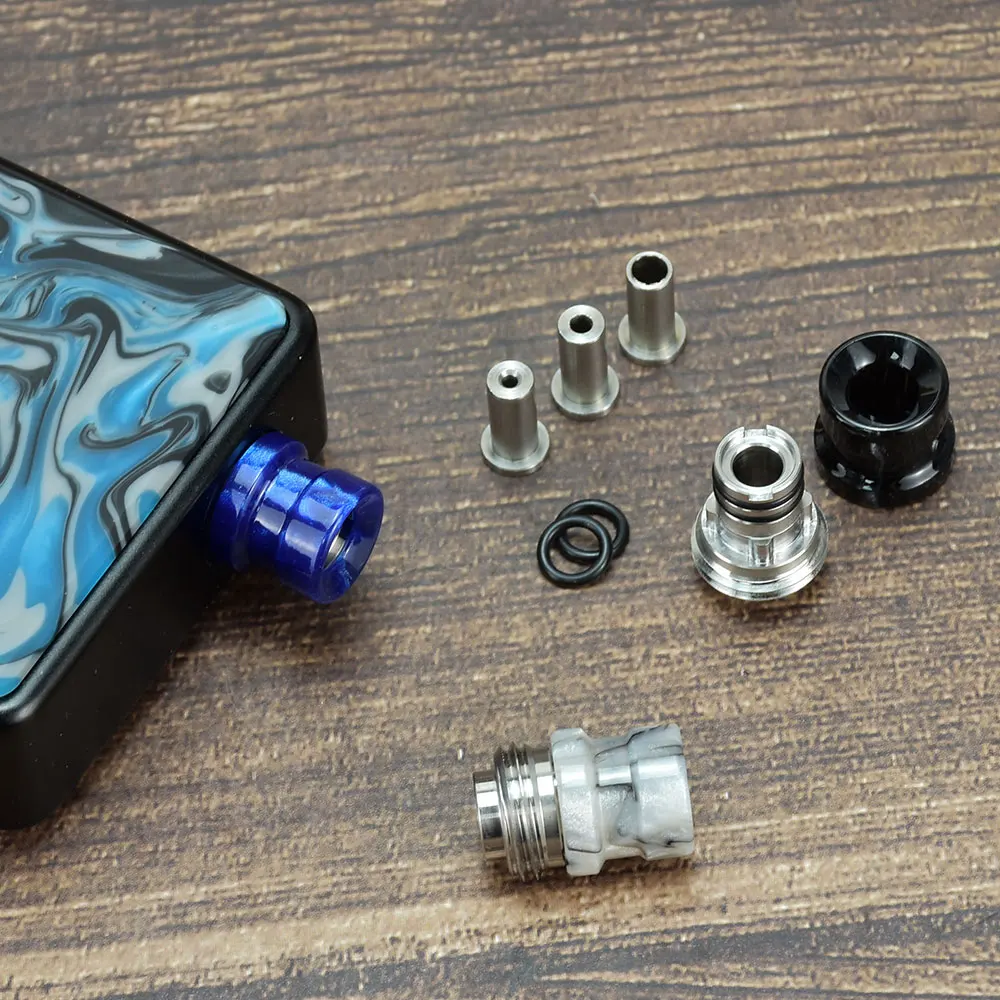 Mission-Punta de goteo Normal para sxk BB / Billet / Boro AIO Box Mod SS + inserto de aire de resina, 1,5mm/2mm/3,5mm