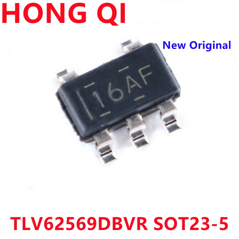 10PCS TLV62569DBVR TLV62569DBVT TLV62569 16AF SOT23-5 2A High Efficiency Synchronous Buck Converter IC SMD