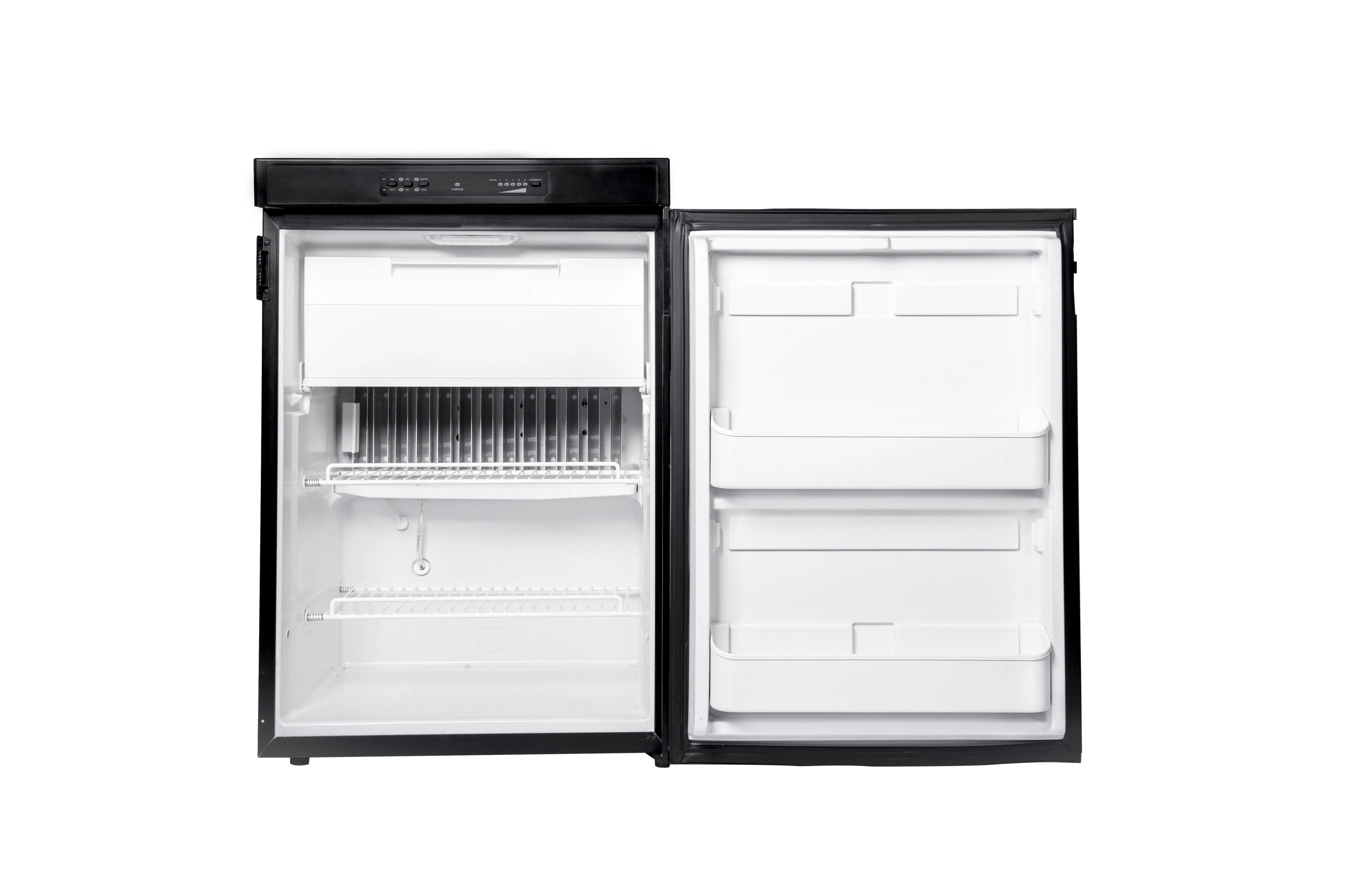 AC DC Propane Gas Absorption 3 Way No Frost  No Noise RV Marine Mobile Home Refrigerator