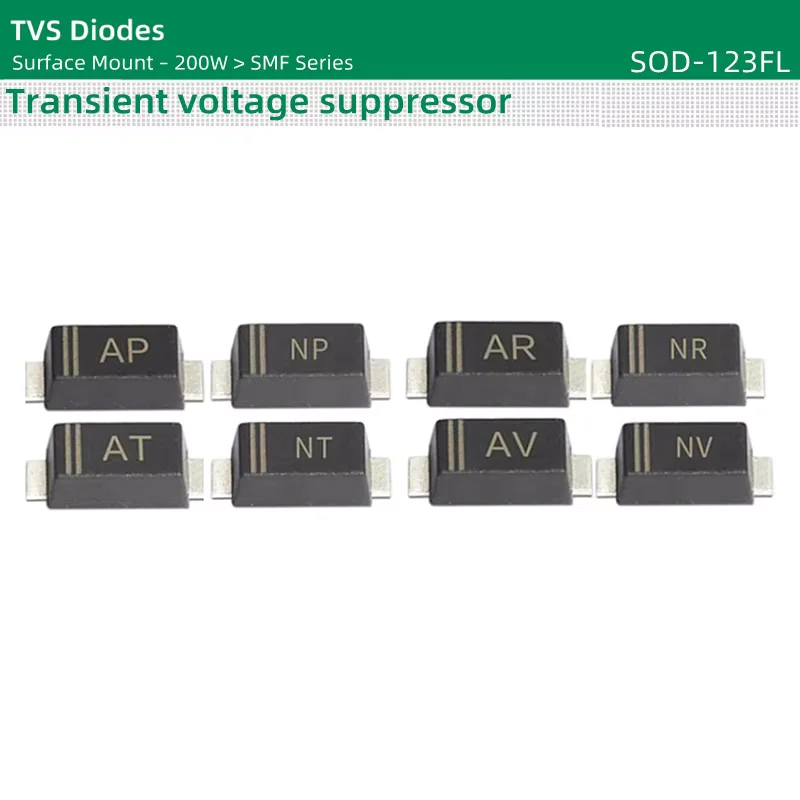 50pcs/lot TVS Diodes SMF package 200W SMF90A SMF100A SMF110A SMF120A SMF130A SMF150A SMF160A