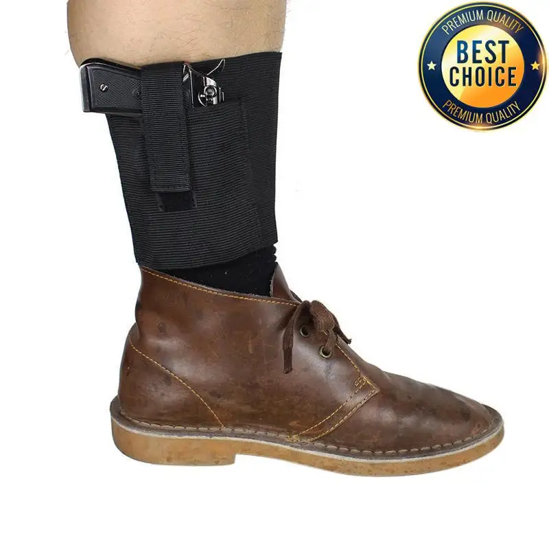 Pistolera Invisible para mujer, funda de nailon para el muslo, falda larga oculta, de 38x12,5 cm