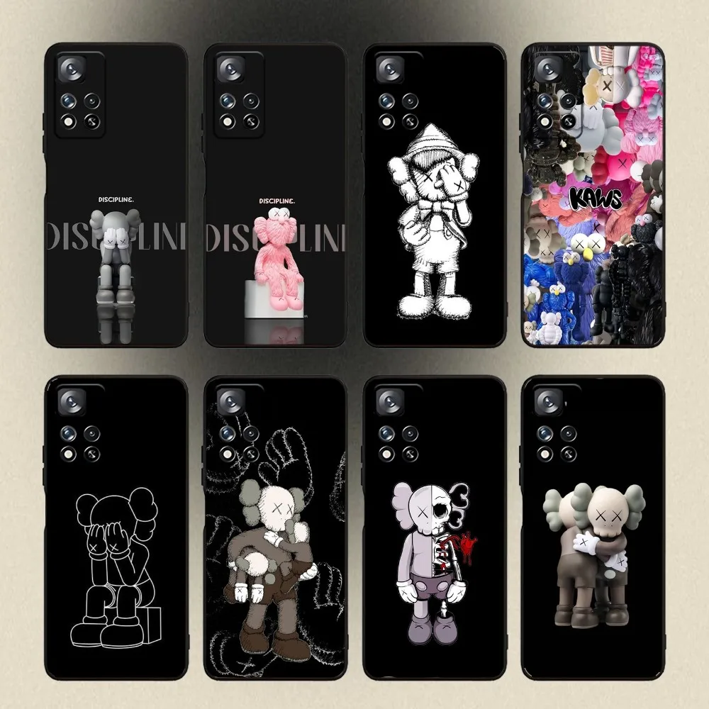 Fashion Doll X-X Phone Case For Samsung Galaxy A20,A21s,A22,A31,A32,A52,A53,A72,73,A80,A91 A-KA-W-S Soft Black Cover