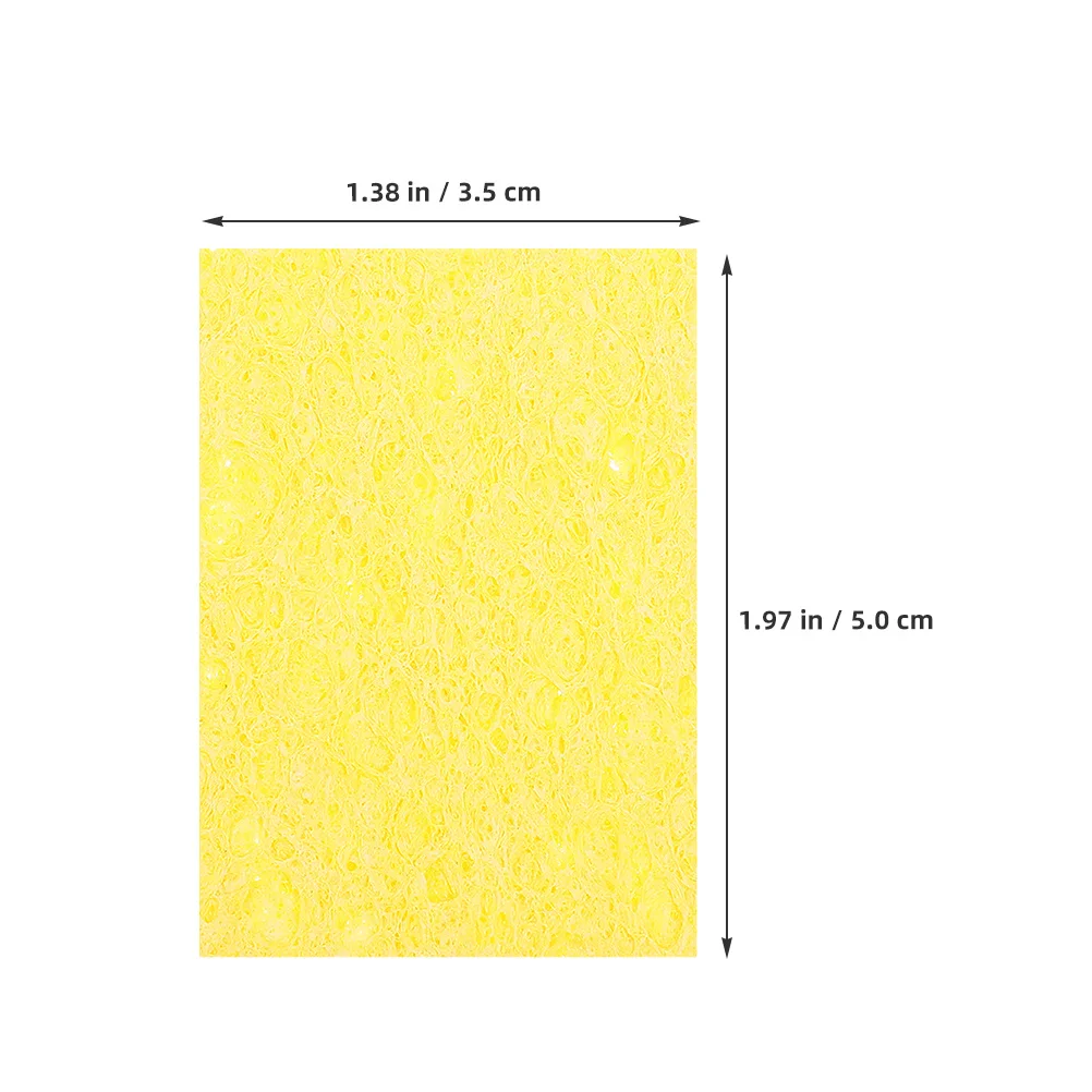 10Pcs Soldering Iron Sponge Pad High Absorption Cleaning Accessory for Precise Soldering Work Solder Tip Cleaner