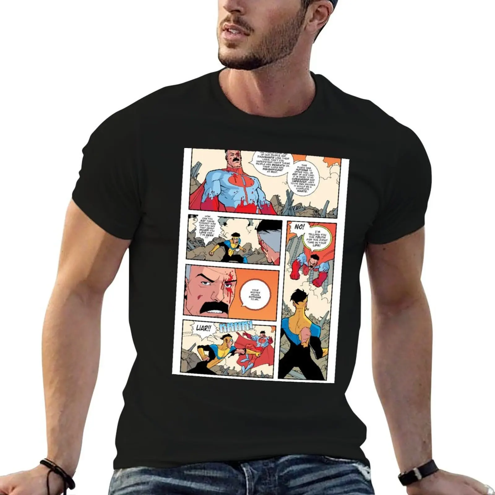 father vs son T-Shirt t shirt man casual t shirt man luxury t shirt man plain T-shirt