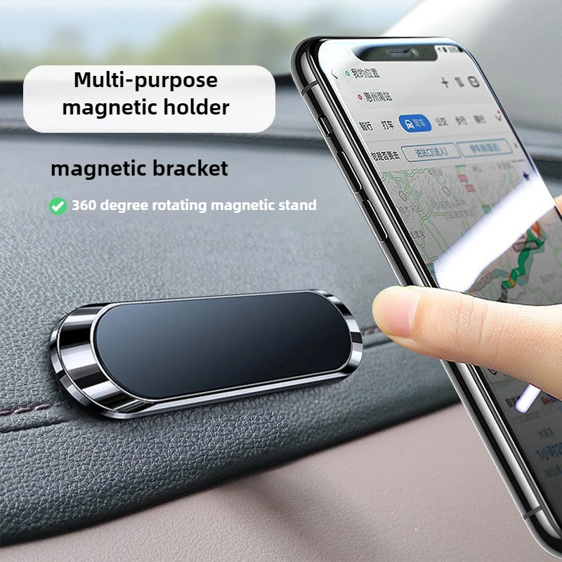 

Metal Magnetic Car Phone Holder Stand Universal Car Mount Mobile Cellphone in Car Bracket for iPhone Huawei Samsung Xiaomi