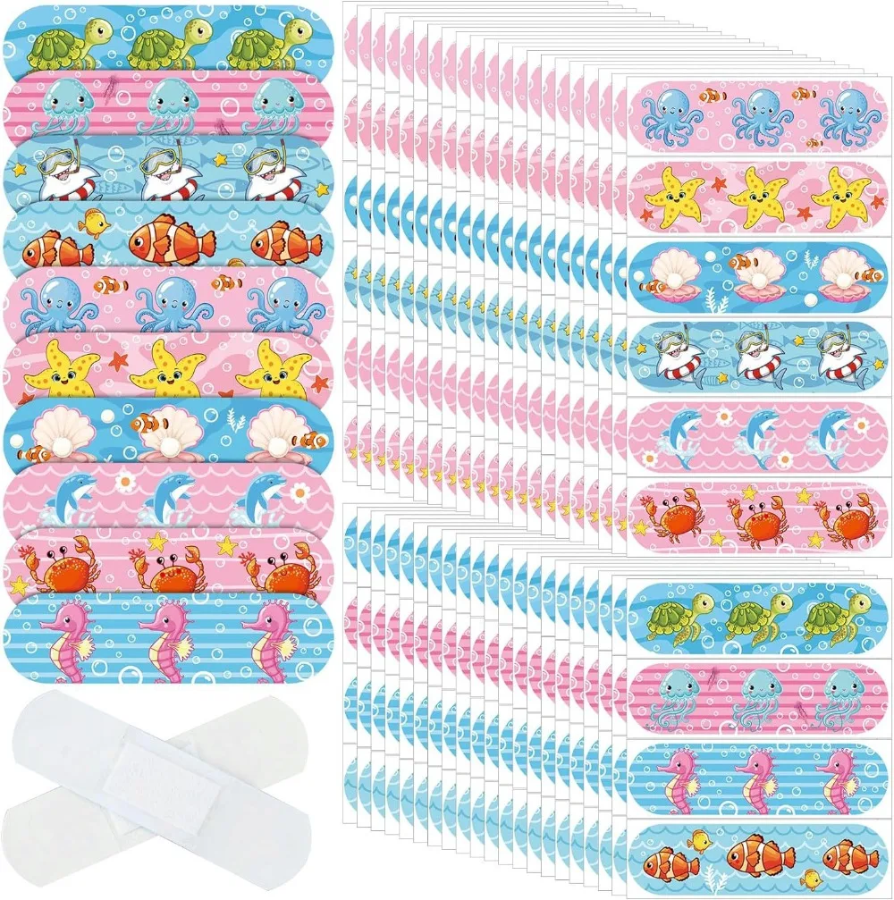 10pcs/set Cartoon Band Aid for Children Cute Wound Dressing Patch Curita First Aid Skin Tape Sticking Plaster Adhesive Bandages