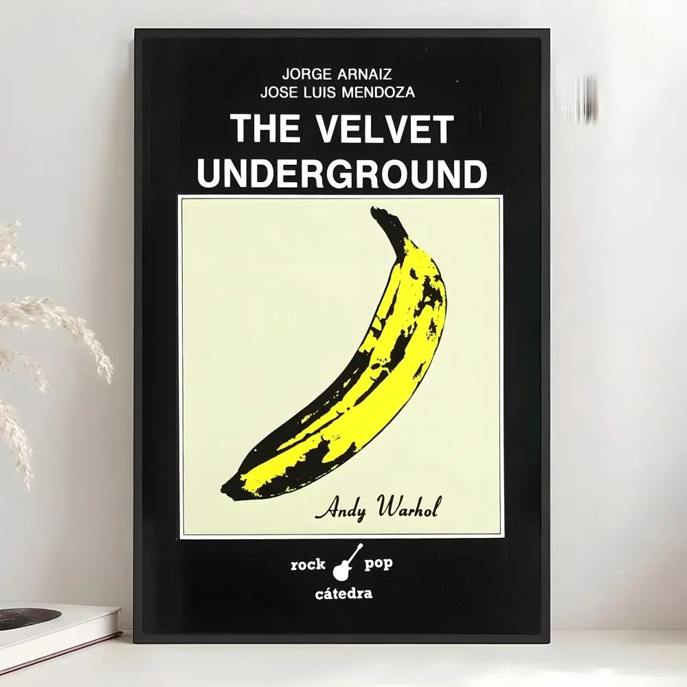 Band Rock T-The Velvet Underground Poster Art Wall Decor, Indoor Outdoor for Collectors
