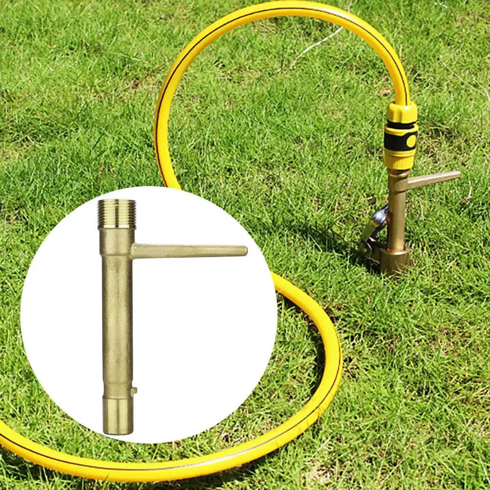 14cm Quick Coupling Valve Copper 3/4 Inch Water Intake Valve Sprinkler Key Pneumatic Fitting Quick Connector For Agricultural