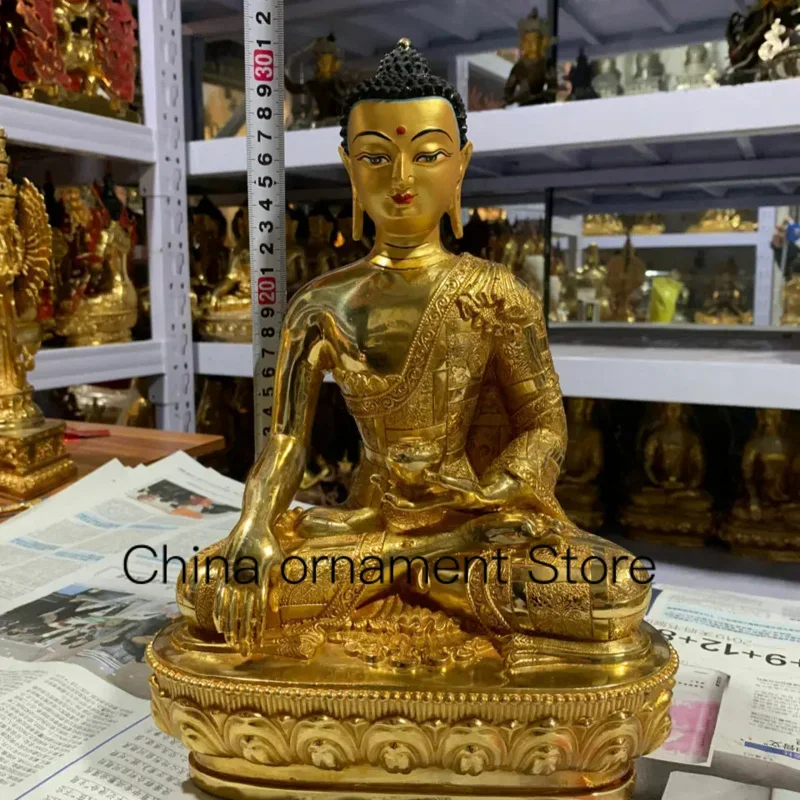 Estatuas de Buda Sakyamuni de bronce auténtico de 12 "y 30 cm Buda Gautama Siddhartha