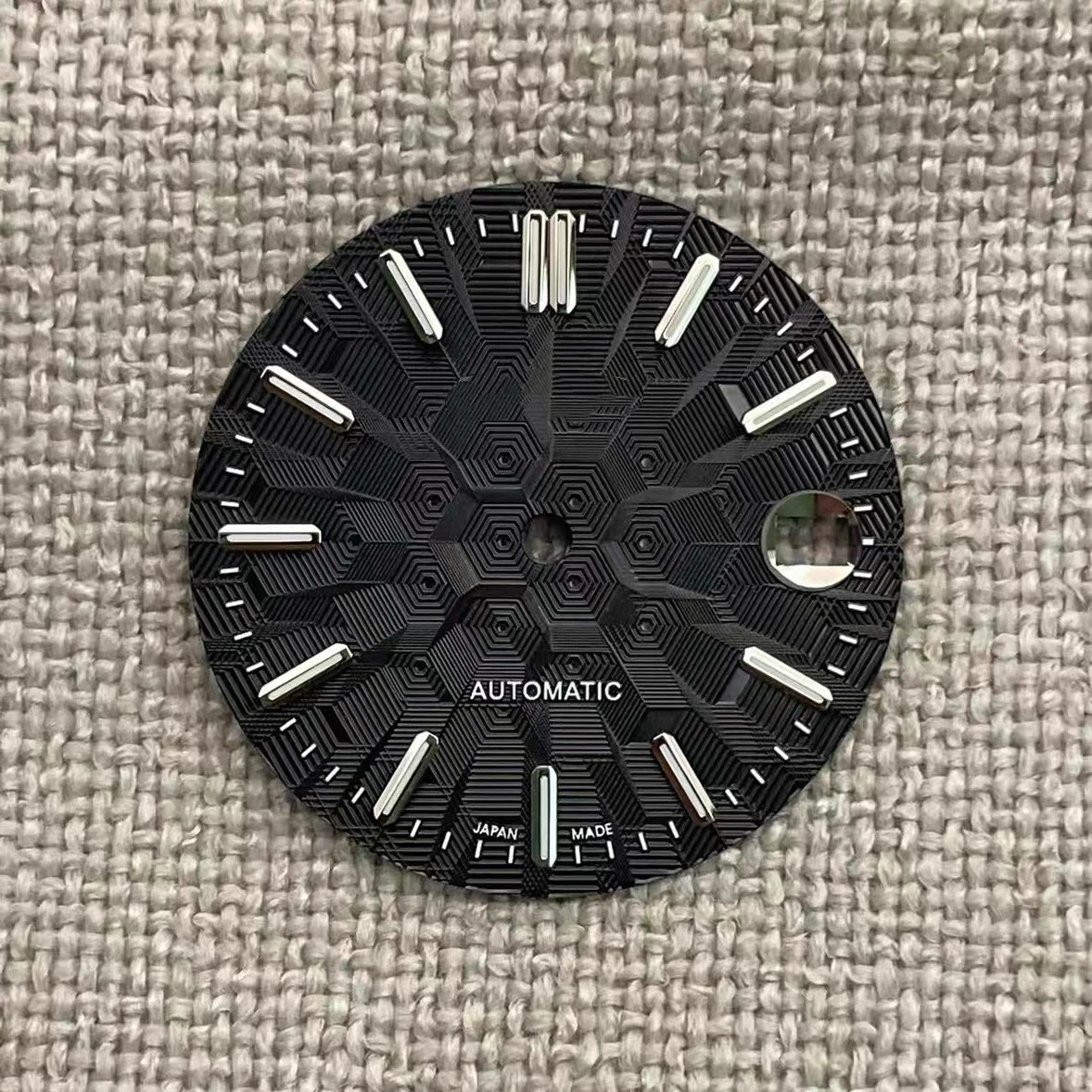 قرص تاريخ مضيء باللون الأخضر مقاس 28.5 ملم، مناسب لملحقات ساعة NH35 #2