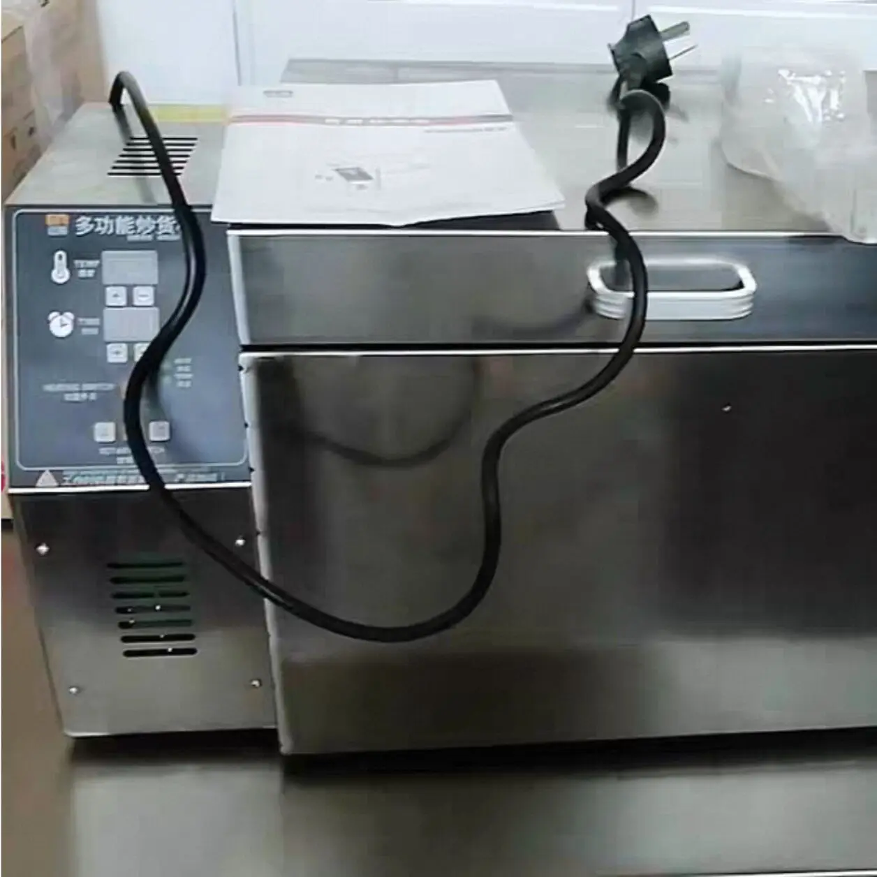 220V Electric 4KG Nut Grain Coffee Roaster Machine Commercial Small Beans Peanut Pistachio Almond Chestnut Roasting Machine