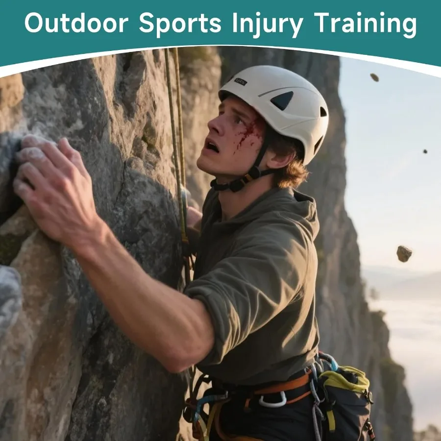 مجموعة أدوات تدريب رأس تعبئة الجروح لطلاب الطب وتدريبات الإسعافات الأولية: محاكاة واقعية للتحكم في البواسير في الطوارئ