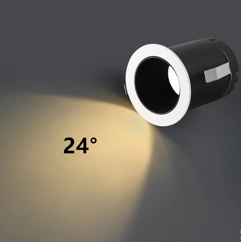 3w 5w 7w 9w 12w 15w Dimmbare Led Down COB-Spot Licht AC85-265V Decke einbau Innen Beleuchtung