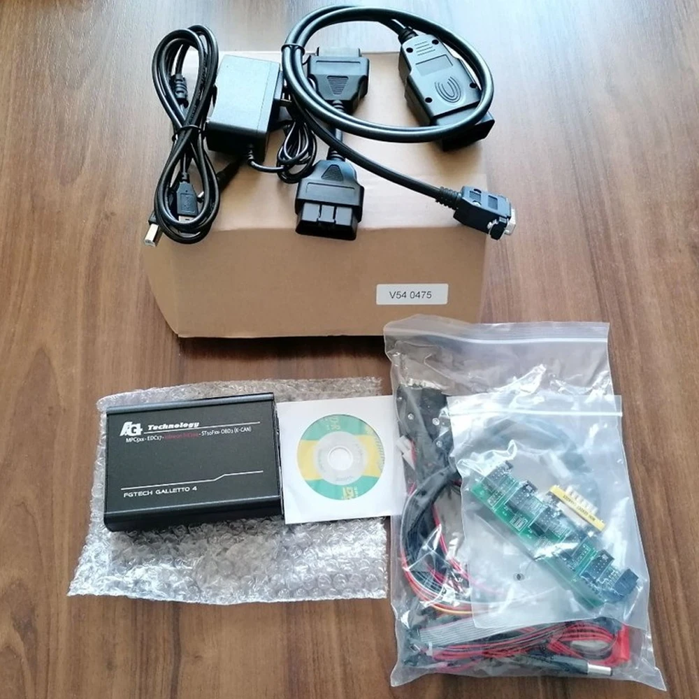 FGTECH 0475 Firmware Galletto V54 Full Chip ECU Programmer Support BDM Tricore/OBD K-CAN Obd2 Car Truck ECU Chip Tuning Tool