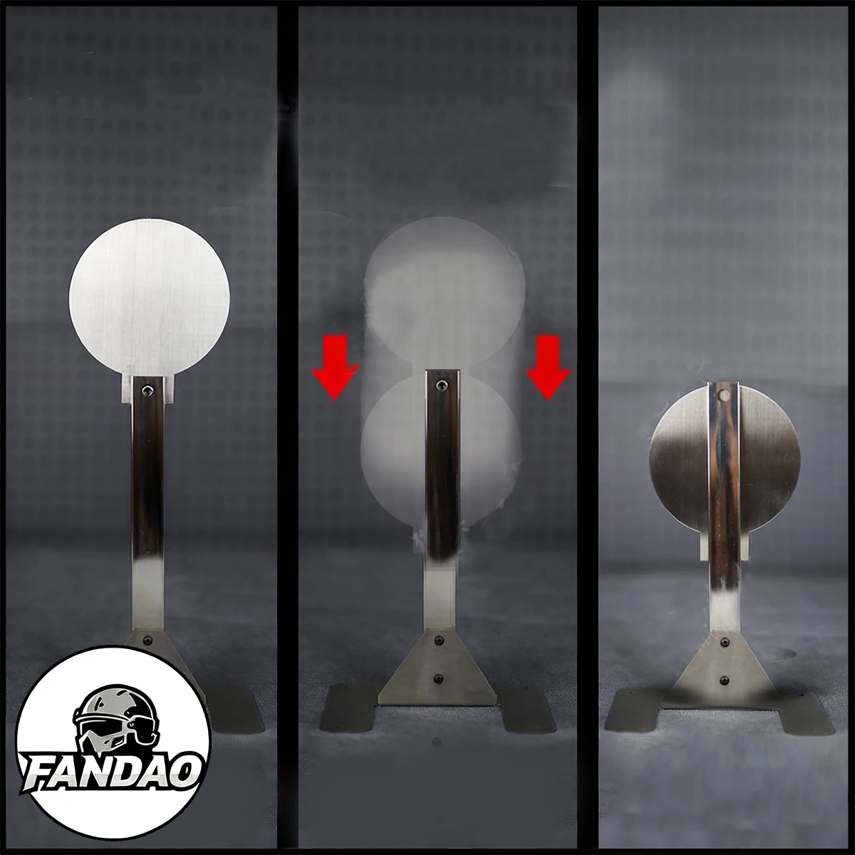 

Shooting Drop Target IPSC IDPA Competition Metal Falling Target, Soft Bullet Training Specialized Target for Shooting Practice