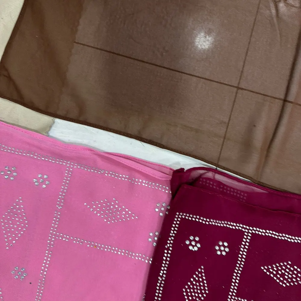 2026 Kleiner 70x180cm Chiffon Neuer Afrikanischer Netz-Hijab-Schal für Muslimische Frauen Afrikanischer Dubai Islam Kopftuch Bestickte Schals – Detail 10