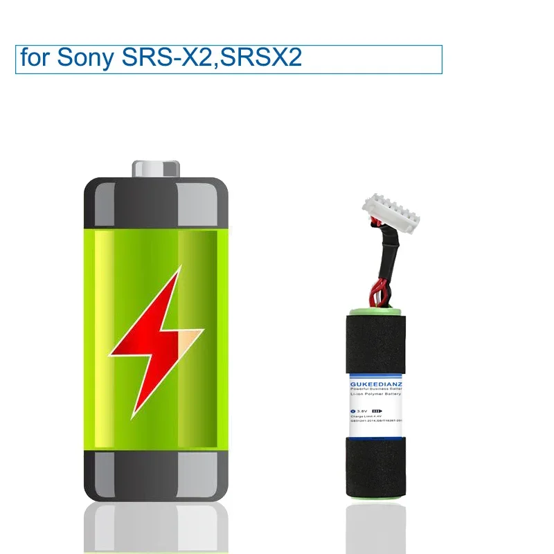 SRS-X2 3100mAh High Capacity Bluetooth Speaker Battery For Sony SRS-X2 SF-02 9-885-197-08