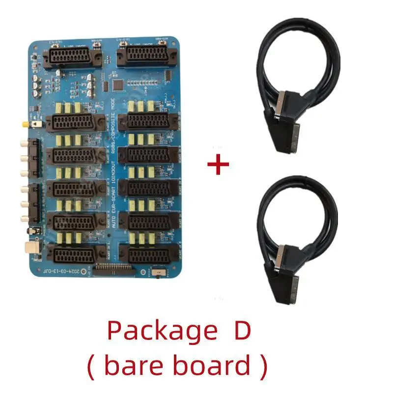 Neuer 10-IN-3-Ausgang EUR SCART Distributor 2 Scart 1 RGBS Auto RGBS Video Converter Switcher Board für MD/MD2/SS/PS/PS2/PS3/DC/SFC