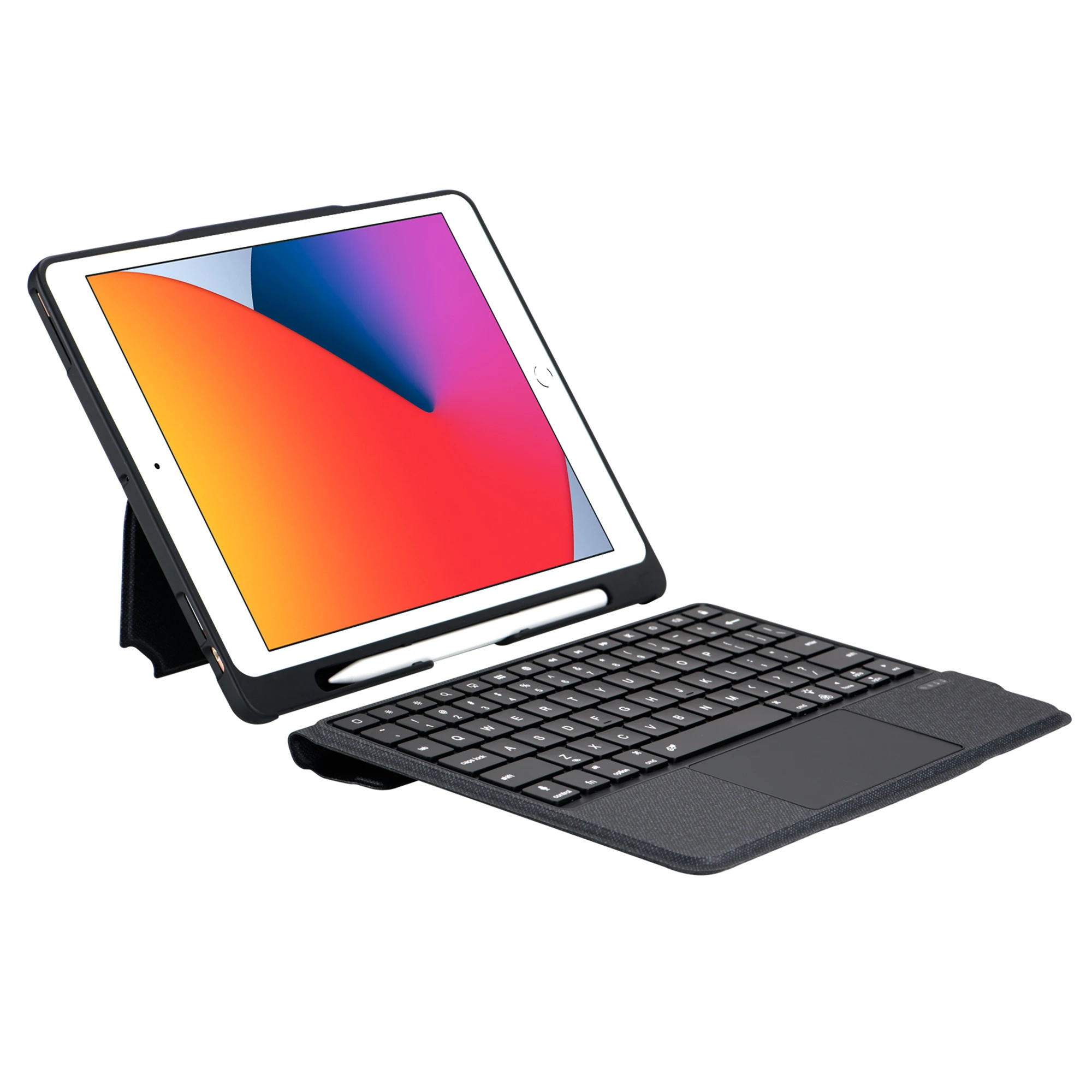 

T5306D-3 For iPad 10.2 (2021) / (2020) / (2019) / Pro 10.5-inch (2017) Bluetooth-compatible Keyboard Case Leather Protecti