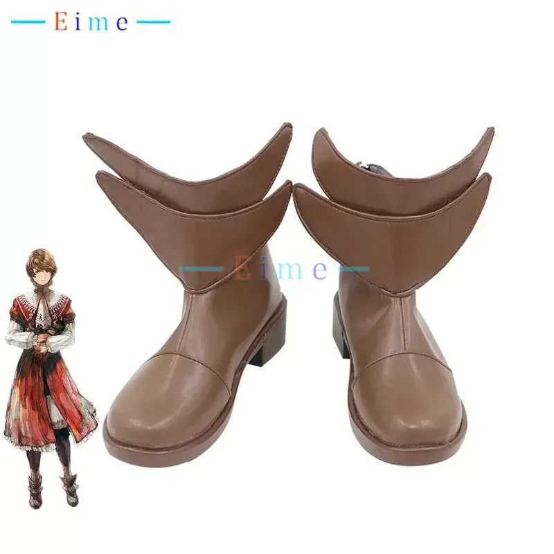 FF16 JOSHUA ROSFIELD Cosplay Shoes PU Leather Shoes Halloween Carnival Boots Cosplay Prop Custom Made