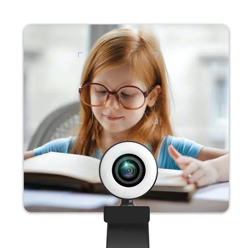 Shooting Full HD Webcam Webcam 1080P Mini Camera USB Live Broadcast For Youtube PC Laptop Video With Ring Fill Light Microphone