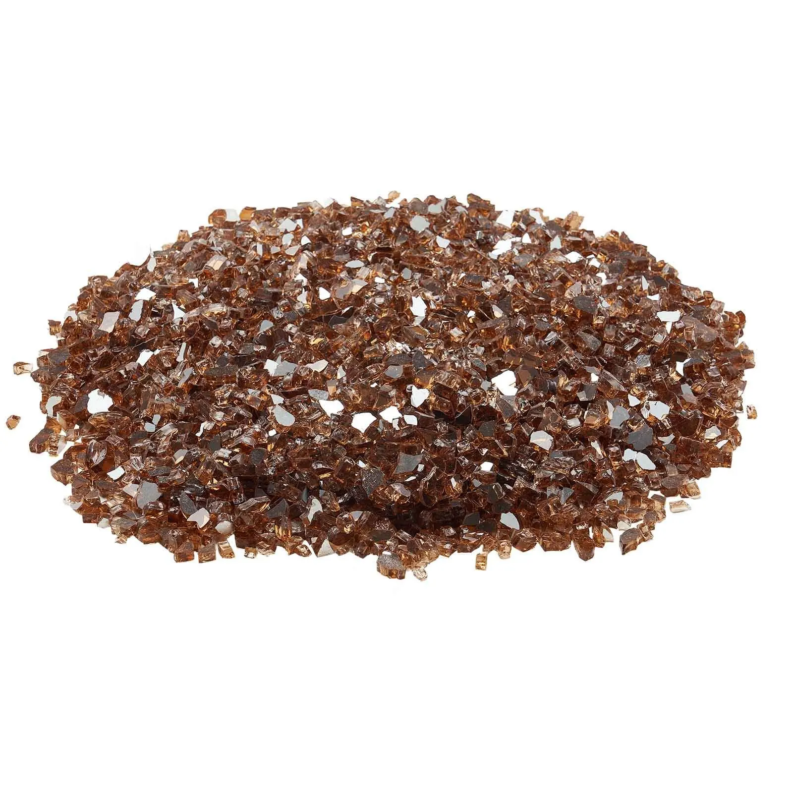 

Стеклянные камни для камина, 10 фунтов / 4,5 кг, высокотемпературные, 6,35 мм, отражающие и бездымные, для очага