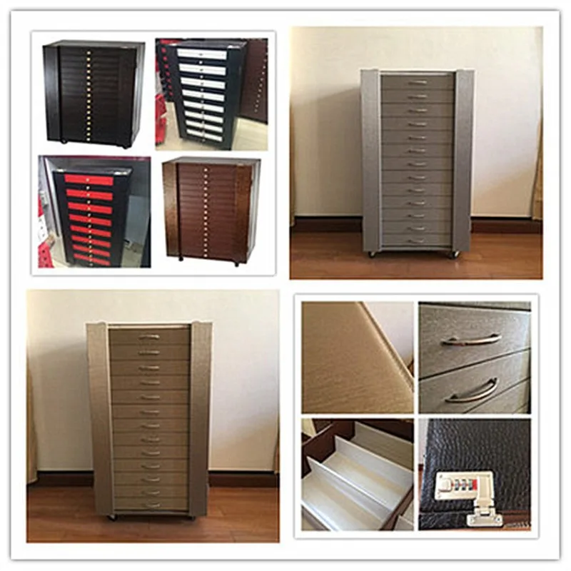 Optical sunglasses combination lock leather display case, glasses display case