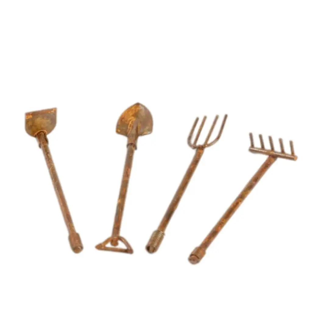 Iron Dollhouse Mini Gardening 1/12 1/6 home and yard Furniture Farming Tools