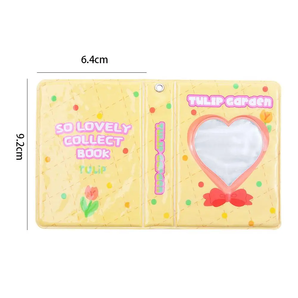 Cute Bear Strawberry Cake 3 Inch Polaroid Album Star Love Bean Album Small Card Storage Book Lace Heart Cutout