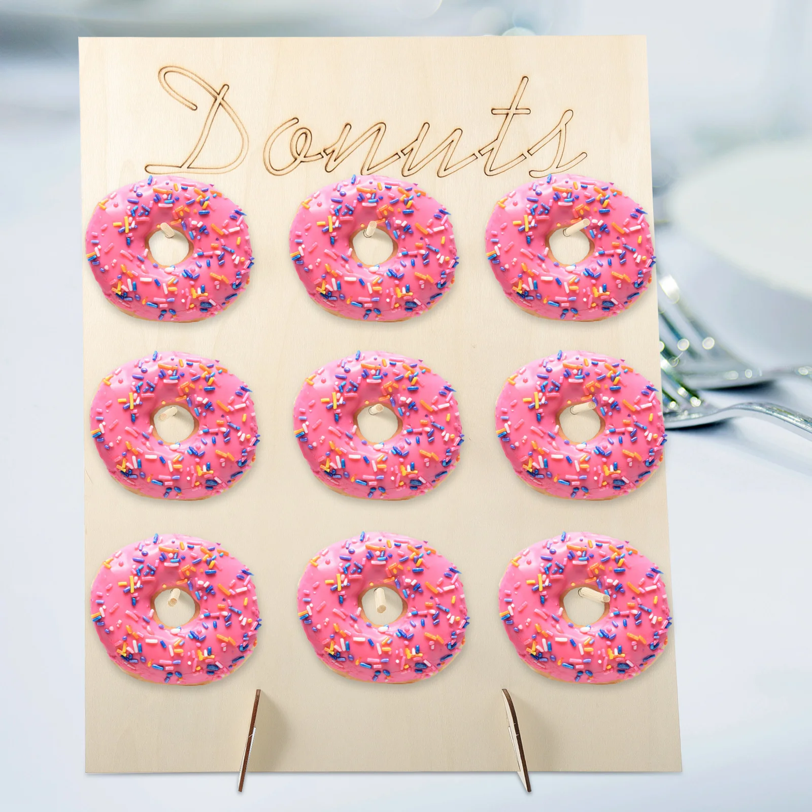 

Wooden for Elegant Wooden Design Wood St St s For Dessert Table Donut Board Stable Structure Donut St Reusable Display