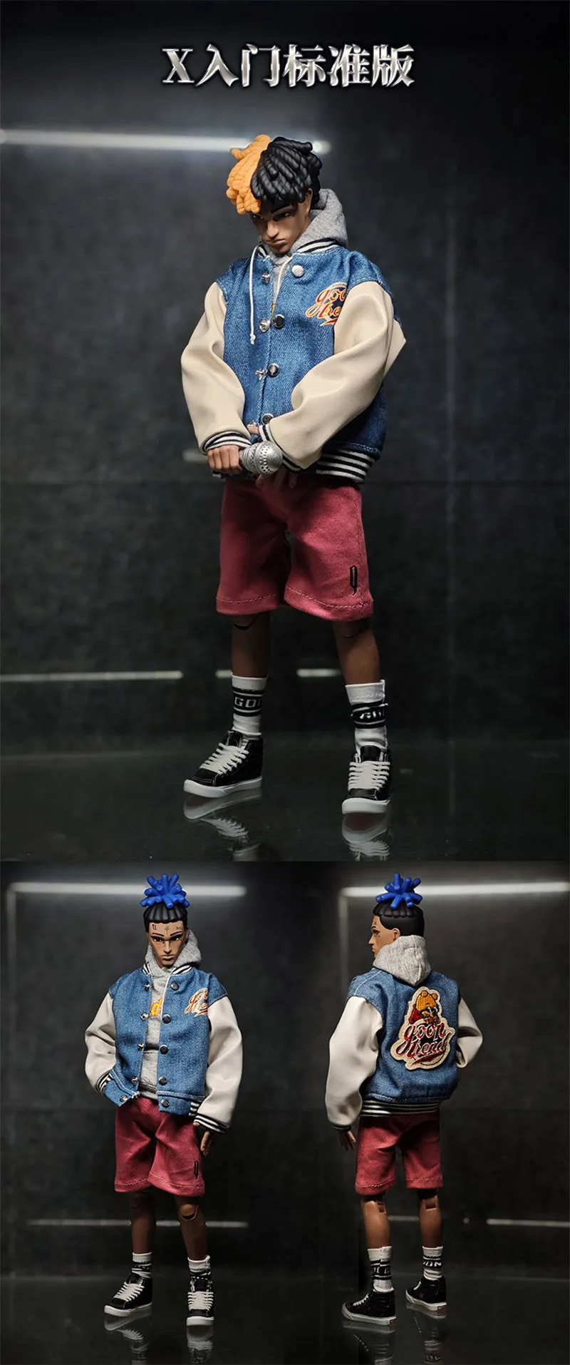 In Stock GOON Original 1/6 Scale Male Hip Hop Fashion Boy Full Set Model Standard/Deluxe Version 12