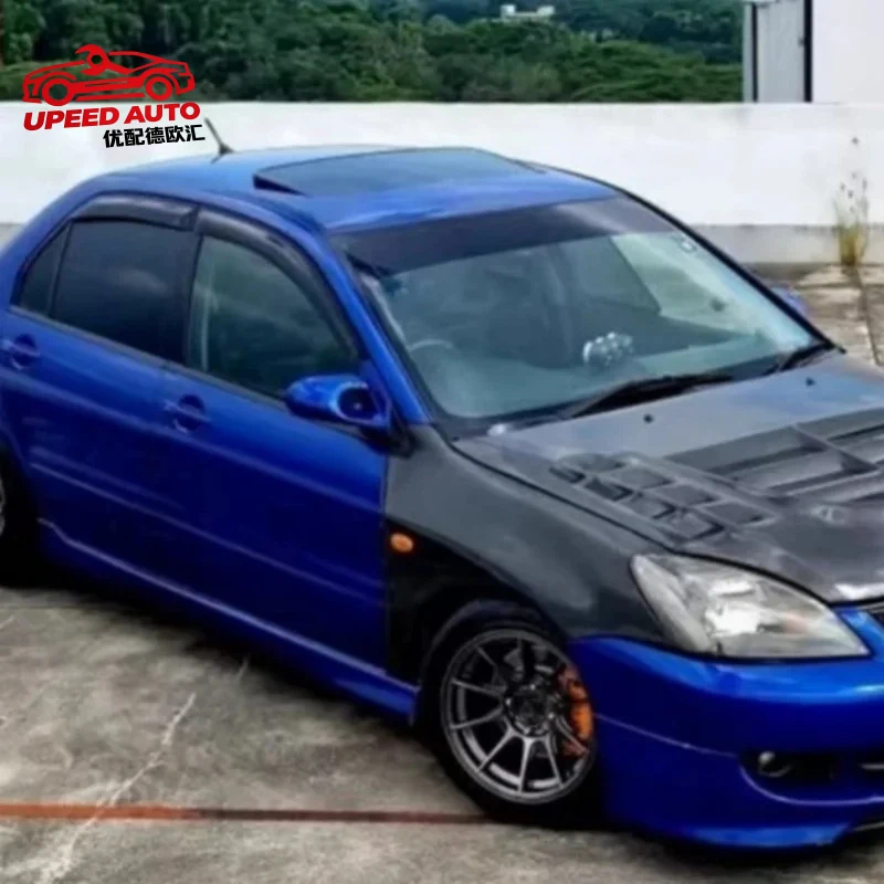 Suitable for Mitsubishi Lancer CS3 2003 2004 2005 2006 2007 Modified carbon fiber fender Flares Arch Wheel Protector Guard Body