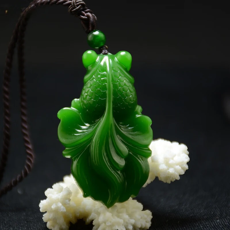 Pendant Goldfish Pendant Spinach Green Fish Pendant Men's and Women's Models