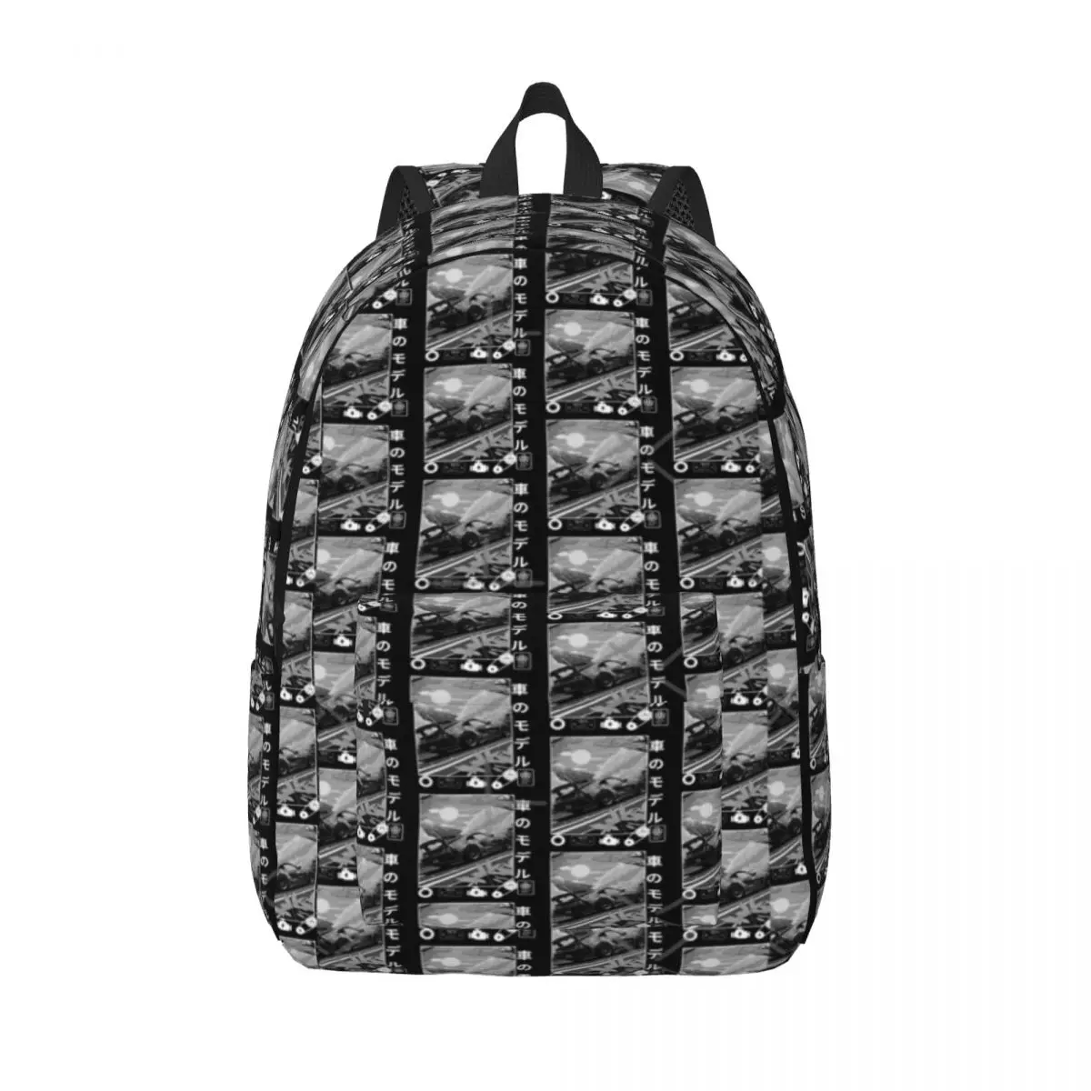 

Auto Car Art Japanese Race 2 Simple and Stylish Backpack Canvas Backpack Backpacks