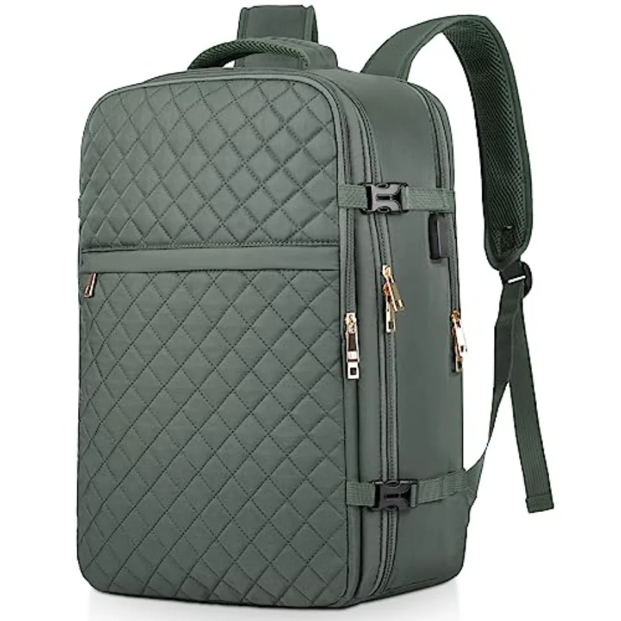 

Large Travel Backpack Women Flight Approved Carry On Backpack Water Resistant Anti-Theft Large Casual Daypack Fit 17 Inch Lapto