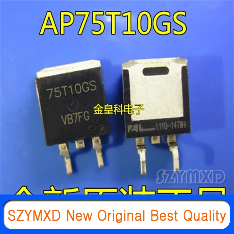 10Pcs/Lot New Original AP75T10GS 100V 65A 138W APEC TO263 advantage special price