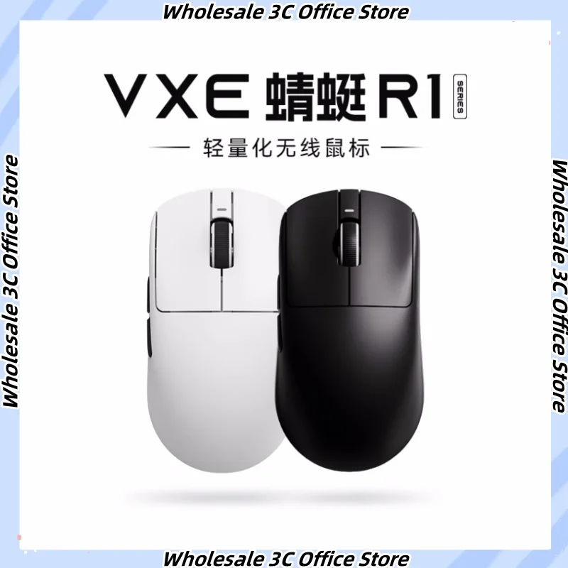 VGN VXE Dragonfly R1 Mouse Tri Mode R1 Se Pro Max Gamer PAW3395 Sensor Wireless Mouse Lightweight Ergonomics Pc Gamer Accessory