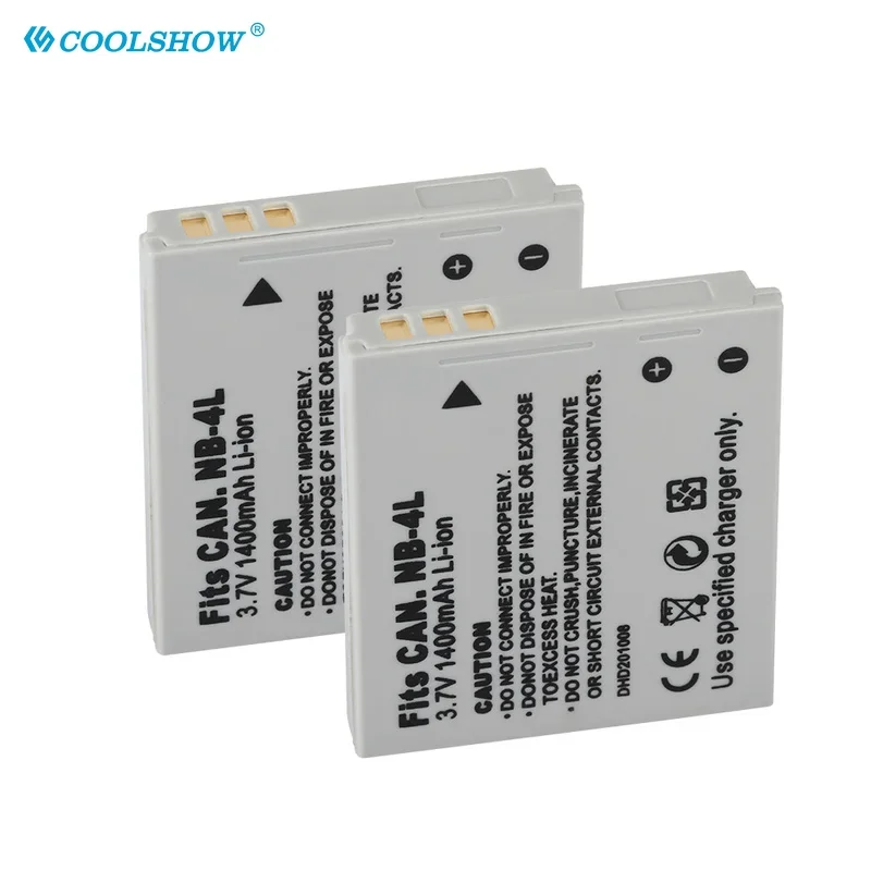 NB-4L NB4L 1400mah بطارية لكانون IXUS 30 40 50 55 60 65 80 100 110 115 120 130 IS 117 220 225 230 255 NB 4L بطاريات شاحن
