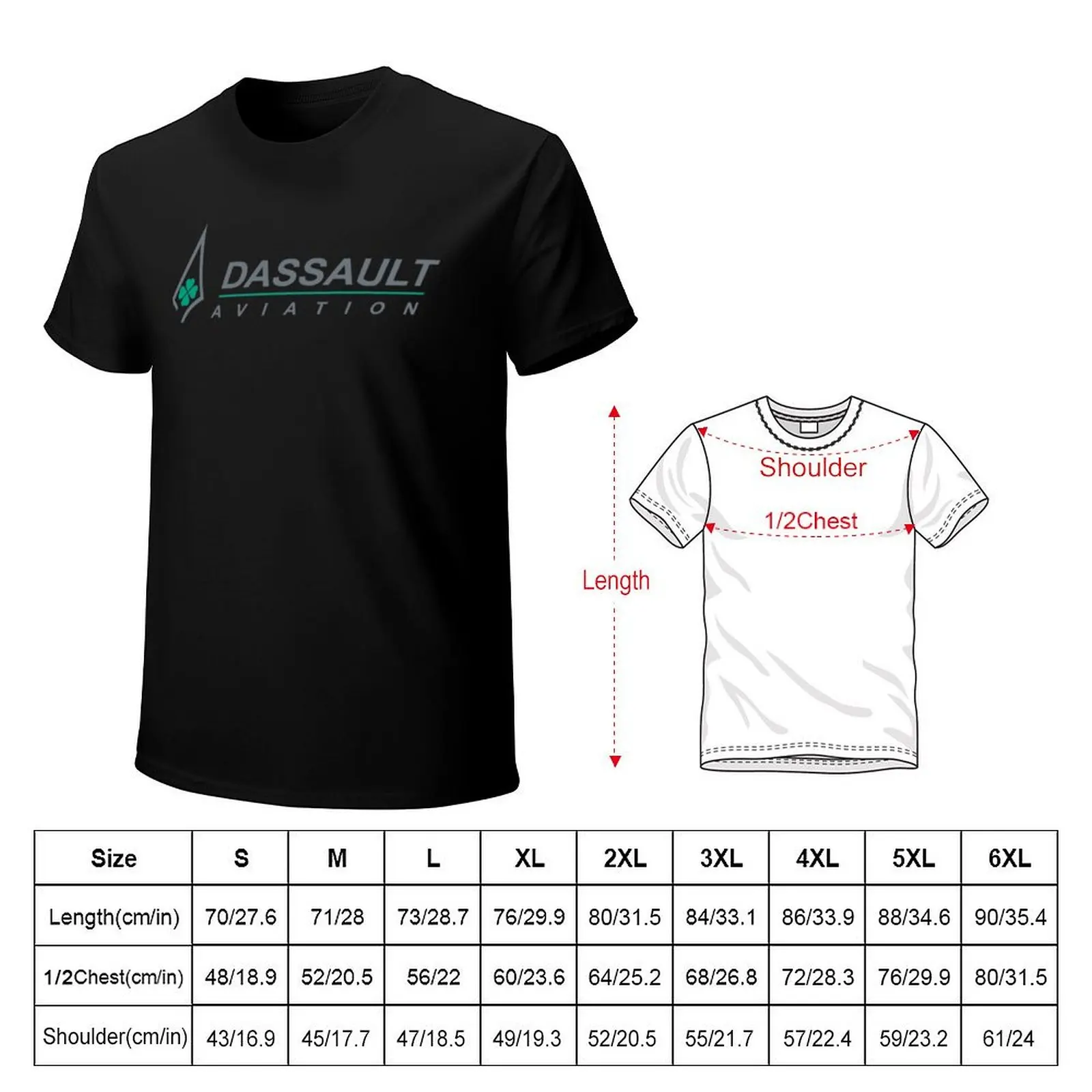 Dassault Aviation T-Shirt T-shirts man customs design your own aesthetic clothes shirts graphic tee mens clothes