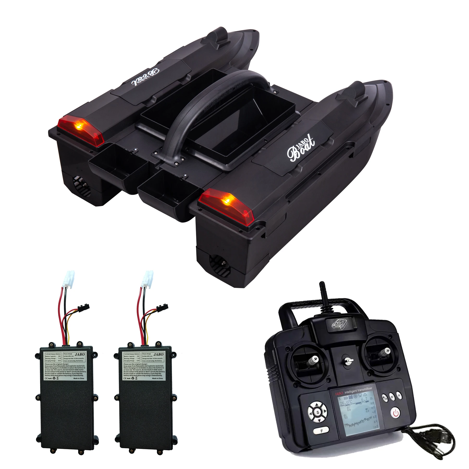 

Customizable 2022 Upgraded Jabo5cg Fish Finder Fishing Bait Boats With 32 Gps Autopilot