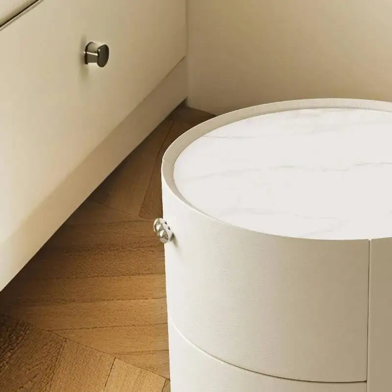 

Minimalist Modern Nightstand Storage Nordic White European Bedside Table Trendy Luxury Comoda Dormitorio Bedroom Furniture