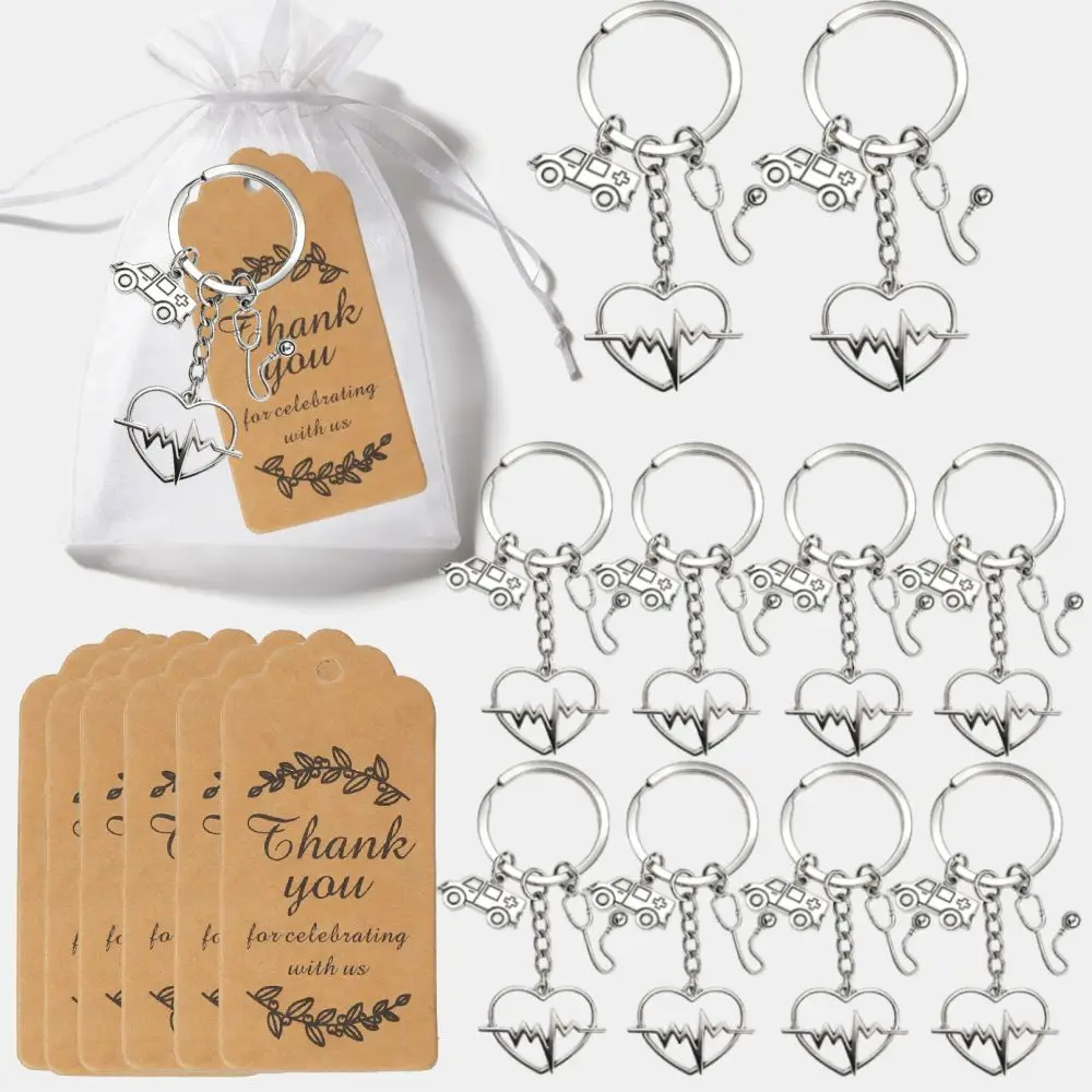 Nurse Gift Keychain Set  Healthcare Appreciation Gift for Doctor Nurse Medical Staff Graduation Souvenir
