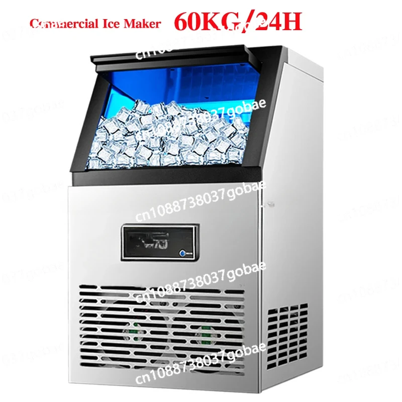 Household Intelligent Automatic Cube Making 60Kg/24H Makers Commercial SquareMaker Tea Shop